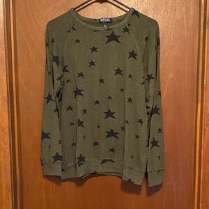 Buffalo David Bitton Green Star Sweatshirt